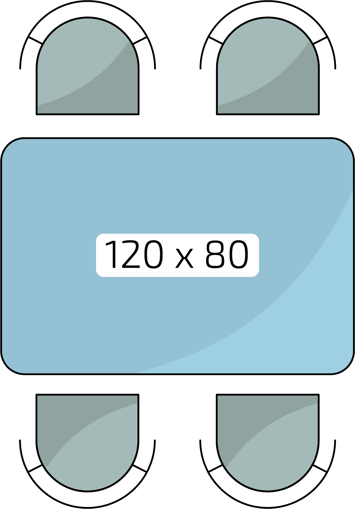Stoly a osoby 120x80